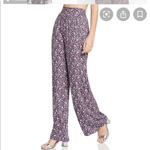 BCBGeneration palazzo flower print pants